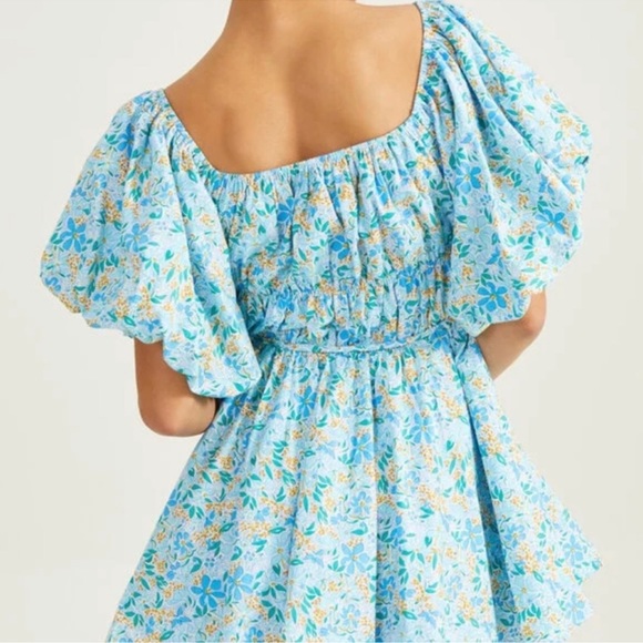 ‼️SOLD‼️ ALTAR'D STATE NWT Floral Puff Sleeve Dress XS - Picture 5 of 6